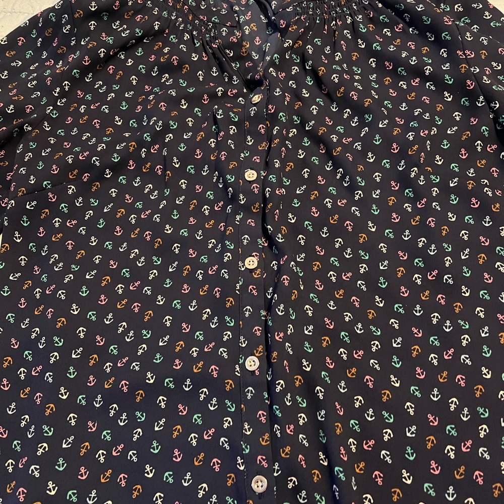 Talbots anchor blouse - Picture 4 of 6